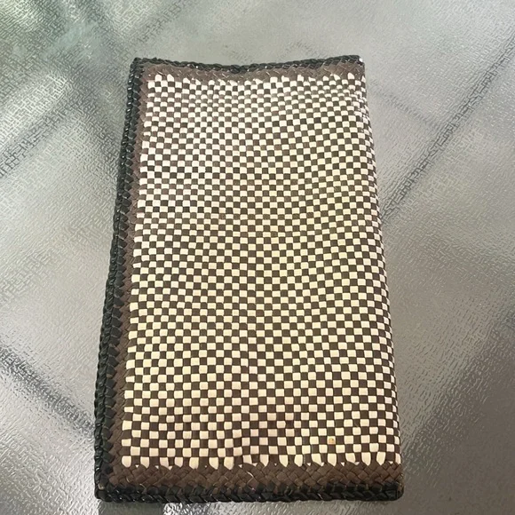 Prada Leather Woven Clutch - Picture 3 of 14